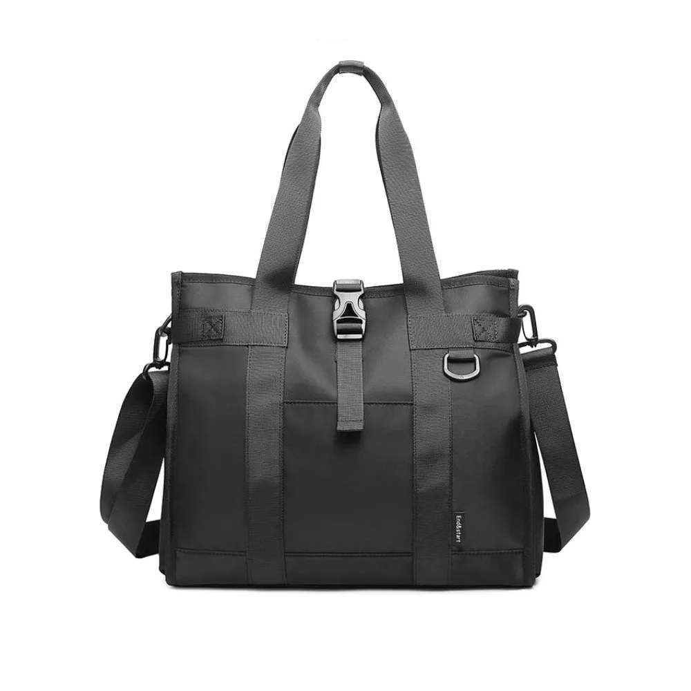 Large Capacity Oxford Briefcase Multi-functional Waterproof Men Handbag Portable Solid Color Oxford Crossbody Bag Laptop Bag