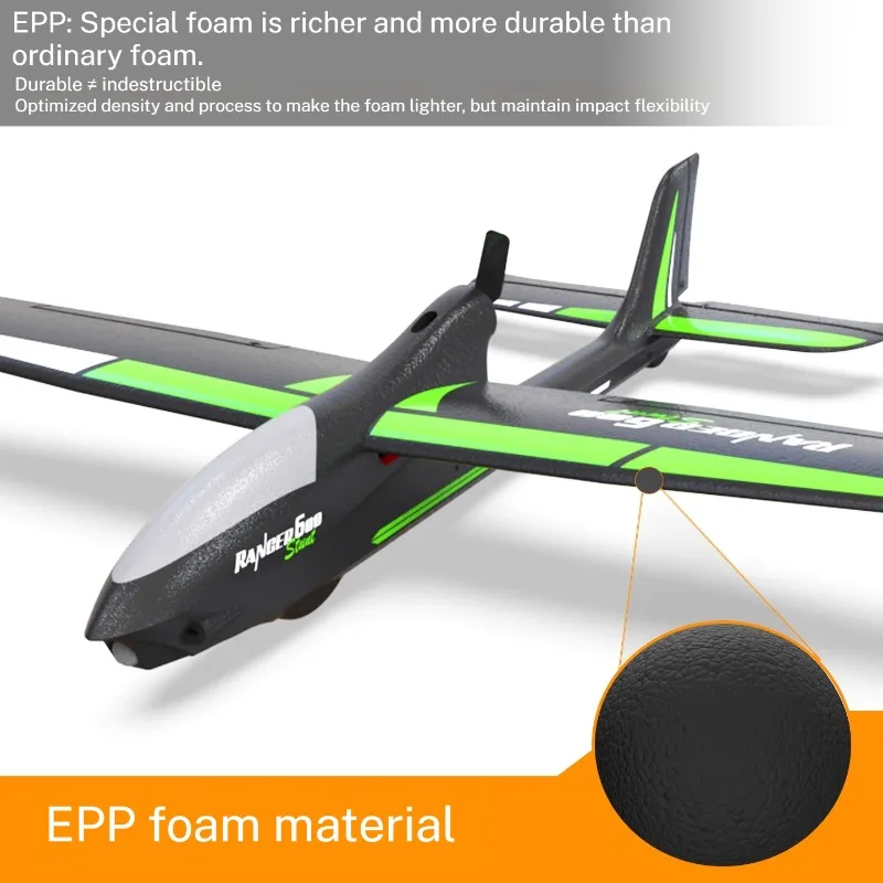 VOLANTEXRC 76102S RC Plane Remote Control Glider 4CH Beginner-Friendly Durable Surfing Fixed-Wing Toys For Children Kids Gifts