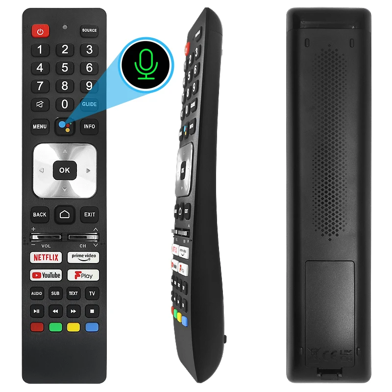 Voice Bluetooth Remote Control For Sharp 55EQ4EA 50EQ6EA 55EQ6EA 50EQ7EA 55EQ7EA 65EQ3EA 75EQ3EA Smart LED ULTRA HD Android TV