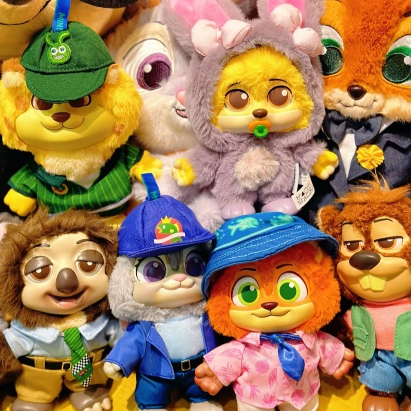 Zootopia 2 الحياة اليومية مدينة المقيمين الفينيل أفخم صندوق أعمى لطيف دمية حقيبة سلسلة مفاتيح قلادة صندوق غامض مفاجأة هدية تحصيل #2