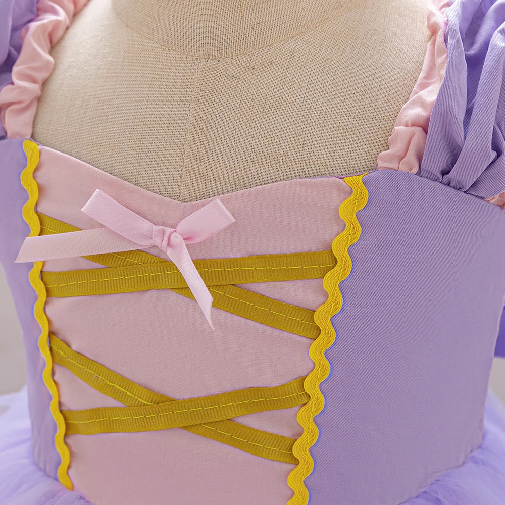 Alice Rapunzel Dornröschen Mädchen Partykleid Schneewittchen Mascha Bär Anna Dienstmädchen Kostüm Lolita Geburtstag Hochzeit Prinzessin Kleider – Detail 38