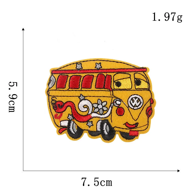 Disney Cars Lightning McQueen Cartoon Patch for Clothing Travel Patches on Clothes DIY Fusible Patch Applqiue Iron on Patches