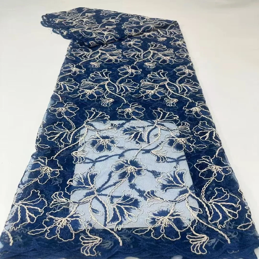 

Африканская сетчатая кружевная ткань с вышивкой, высокое качество, французский нигерийский тюль для свадьбы, жениха, нигерийский стиль