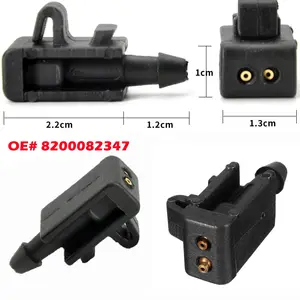 Sprühschnabel für Auto -Front -Windschutzscheibe, 2 Stücke, Jet für Renault Megane 2 3 Mk2 MK3 Scenic 2 Laguna Flunce OE # 8200082347 Hauptverkauf Megane 2 - №4