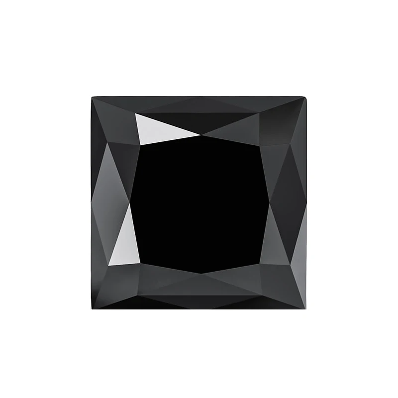 Black Moissanite Stones with GRA Certificate 0.5-5.0ct Round/Pear/Oval/Emerald/Heart/Cushion/Princess/Asscher/Marquise Cut