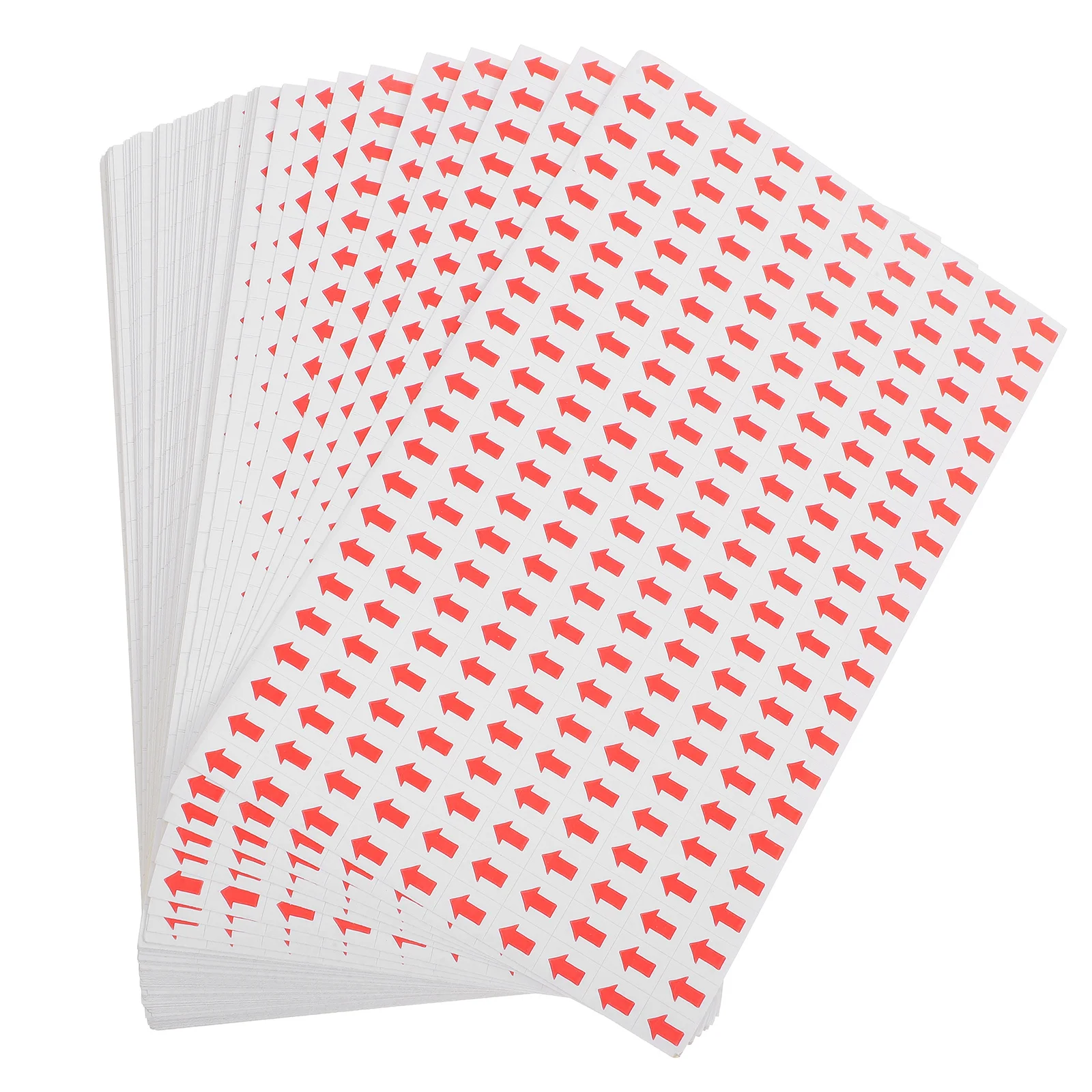 

80Pcs Red Arrow Stickers Self-Adhesive for Unqualified Products Indicating Rework Labels High Visibility Directional Decals