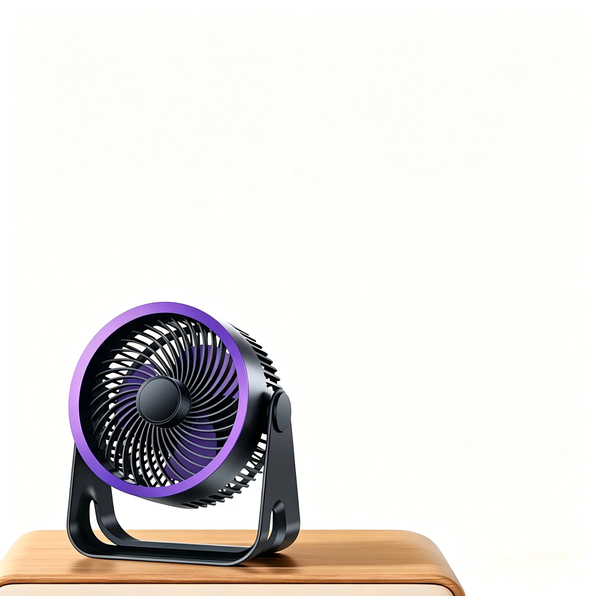 HOMEFISH Quiet USB Desktop Fan - Small Air Circulation Office Fan for Student Use with Charging Feature image 6