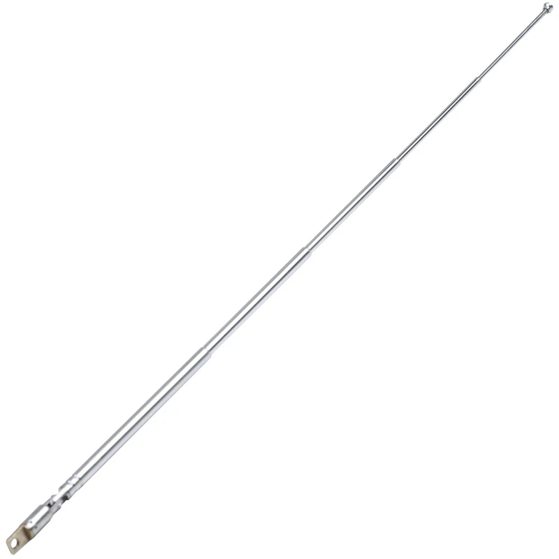 40 Pcs 32Cm Length 5 Section Telescopic AM FM Radio Antenna 180 Degree