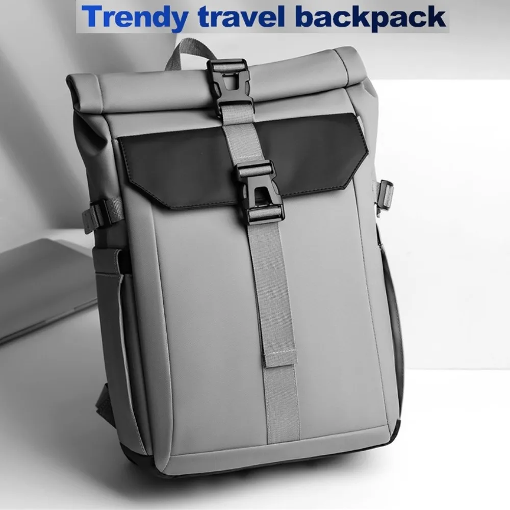 Large Capacity Men Leisure Backpack Portable Lightweight Travel Rucksack Multi Layer Waterproof Men Laptop Backpack Commuting