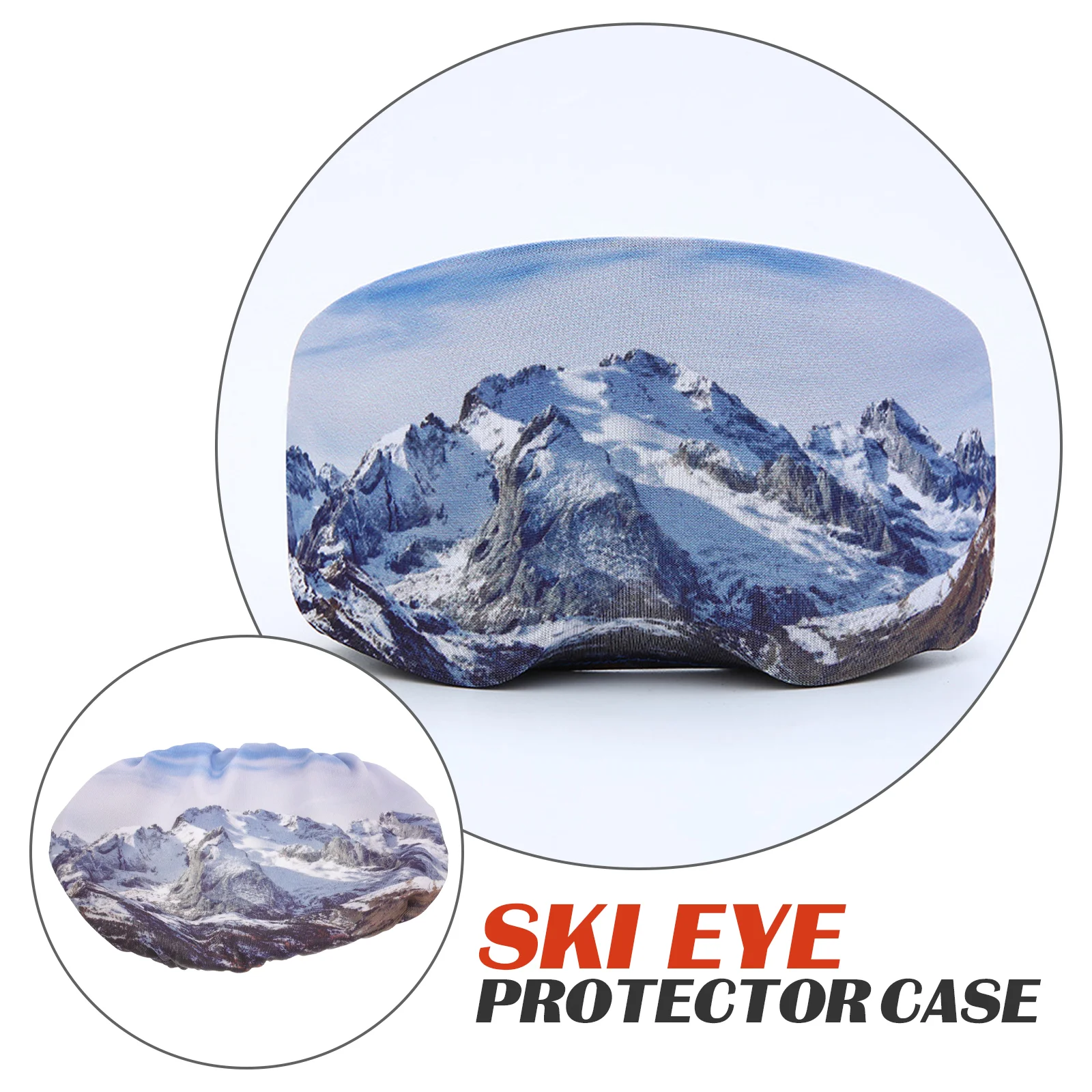 Ski Goggles Protective Cover Strap Sleeve Portable Four-way Stretch Practical Covers