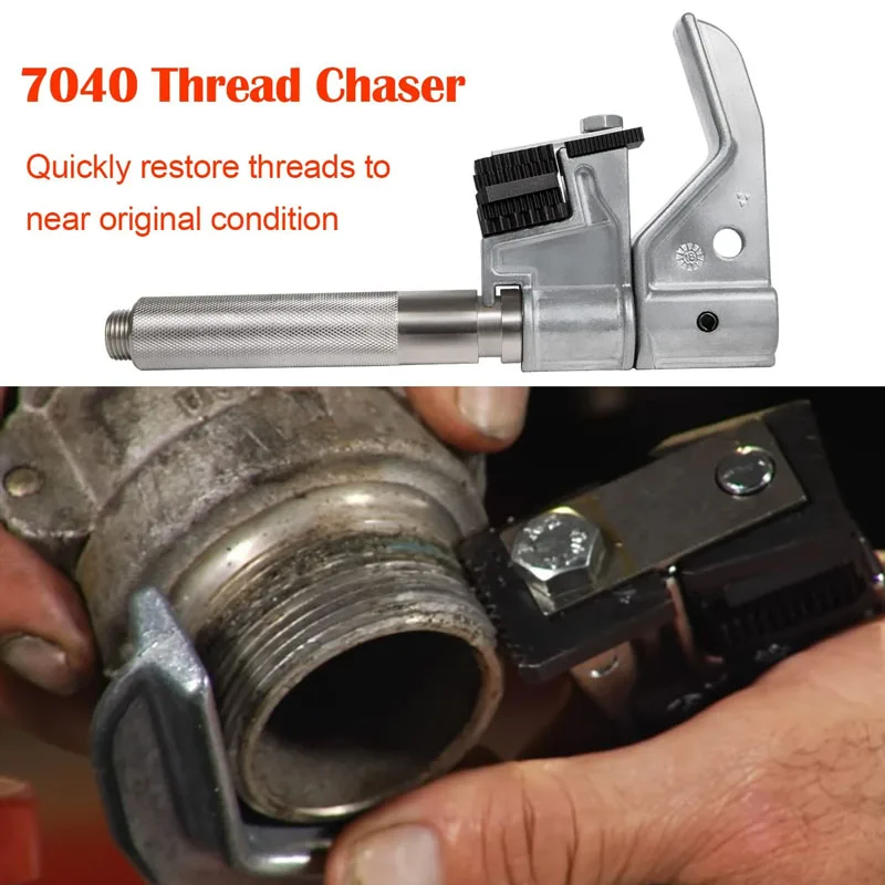 7402 Universal Outside Thread Chaser Replace OTC 7402 External Thread Repair Tool Use for 1-1/4” to 5” OD