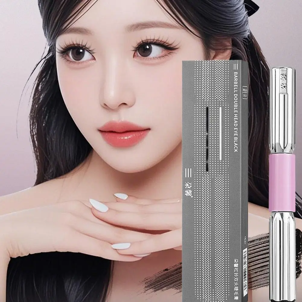 Double-ended Mascara Natural Curling Lengthening Lasting Waterproof Sweat-proof Quickly Dry Eyelash Primer Eyelash Extension