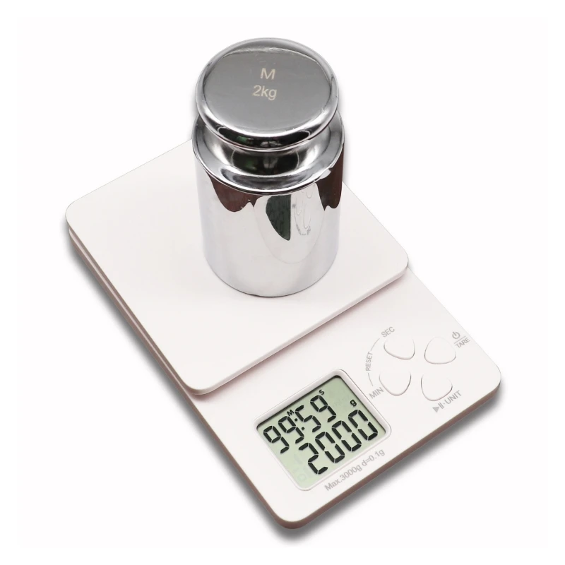 Coffee Scale with Timer 3kg/0.1g High Drip Espresso Scale Dropship