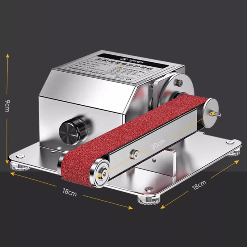 Imagem -02 - Afiador de Facas Elétrico com Cinto Ajustável Lixadeira Multifuncional Grau Industrial Pequeno 220v 180w