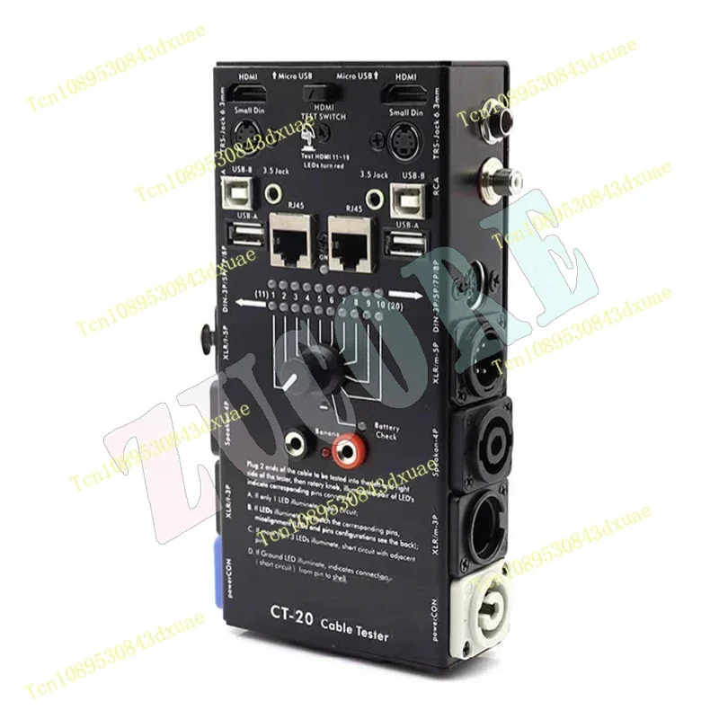 CT-20 Multifunctional  Tester Audio  Xlr Signal Hdmi Cable
