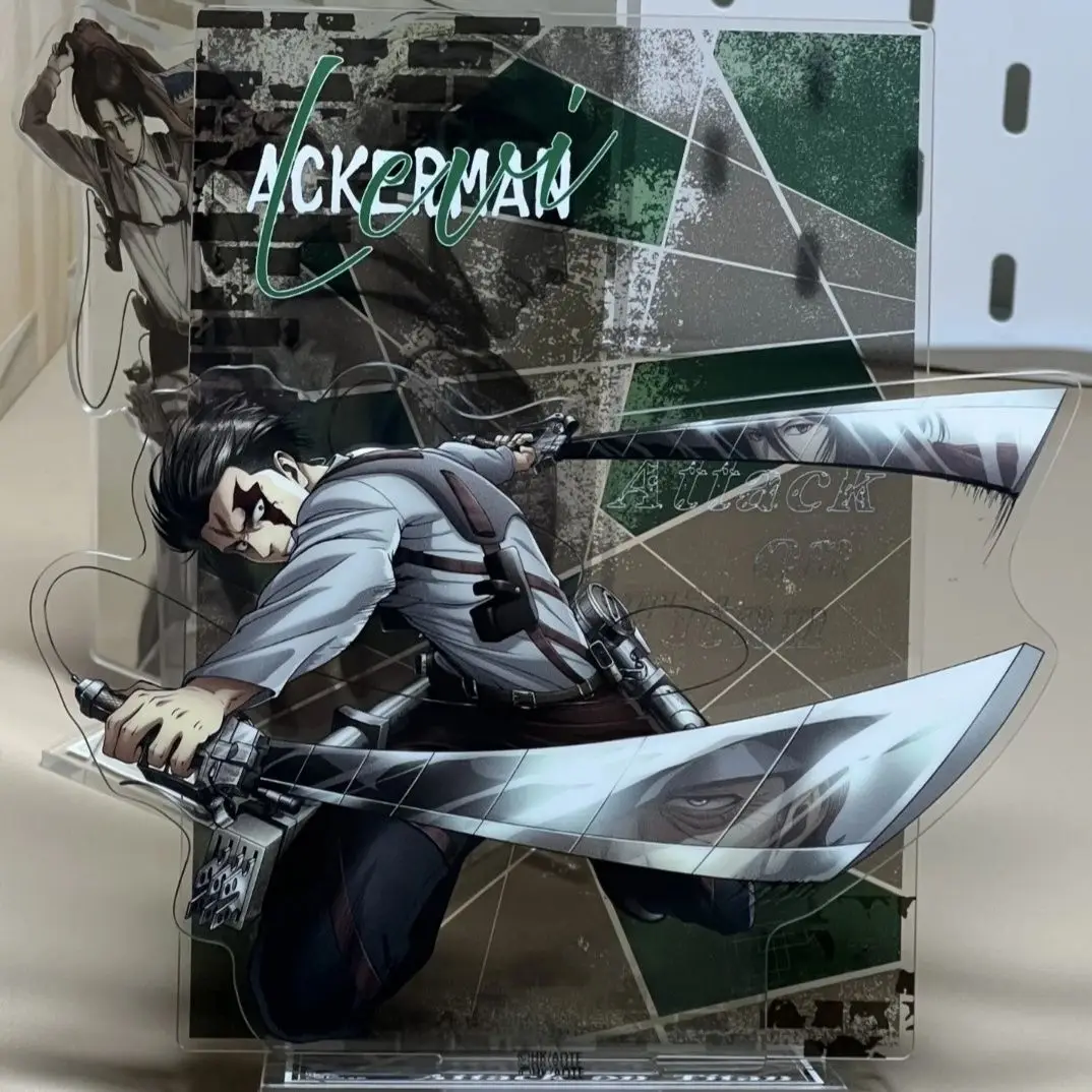 Das meistverkaufte DIY „Attack on Titan“ Levi Acryl exquisite Standee ist die beste Wahl für Geschenke an Freunde und Klassenkameraden