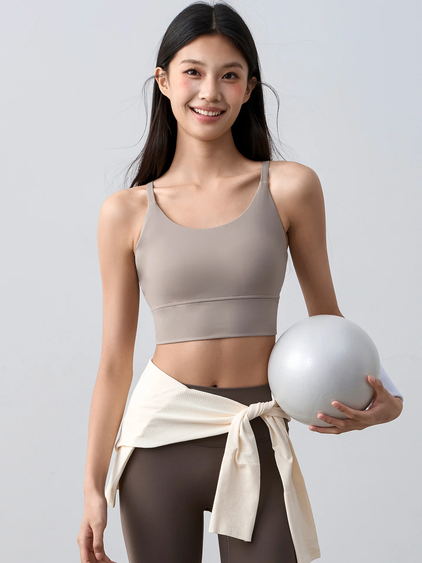 

Новый женский цельный спортивный бюстгальтер с эффектом пуш-ап для фитнеса, бега, йоги, тренировок на открытом воздухе, топ-майка из нейлоновой ткани для занятий спортом