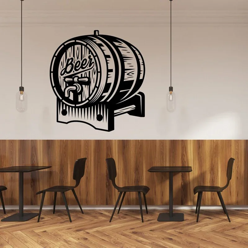 

Пивная Настенная Наклейка для пива наклейка для влюбленных пива декоративная наклейка на окно виниловая Съемная Настенная Наклейка для украшения пива A673