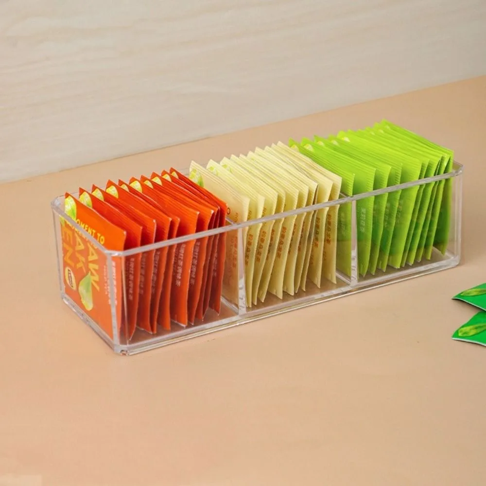 Acrylic Tea Bag Storage Box Quality Transparent Drawer Type Storage Jar Coffee Capsule Sorting Box Home image 6
