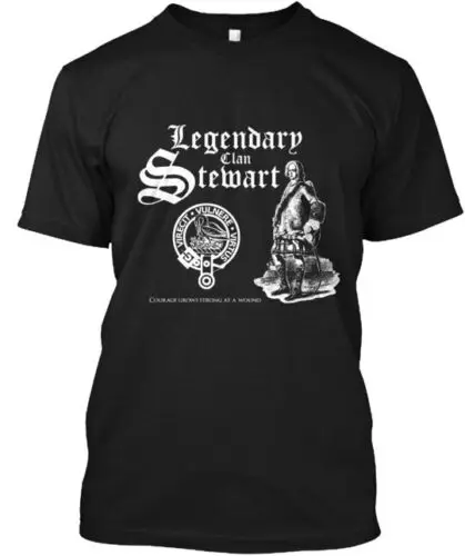 Legendary Clan Stewart And S T-Shirt Made in the USA Size S to 5XL