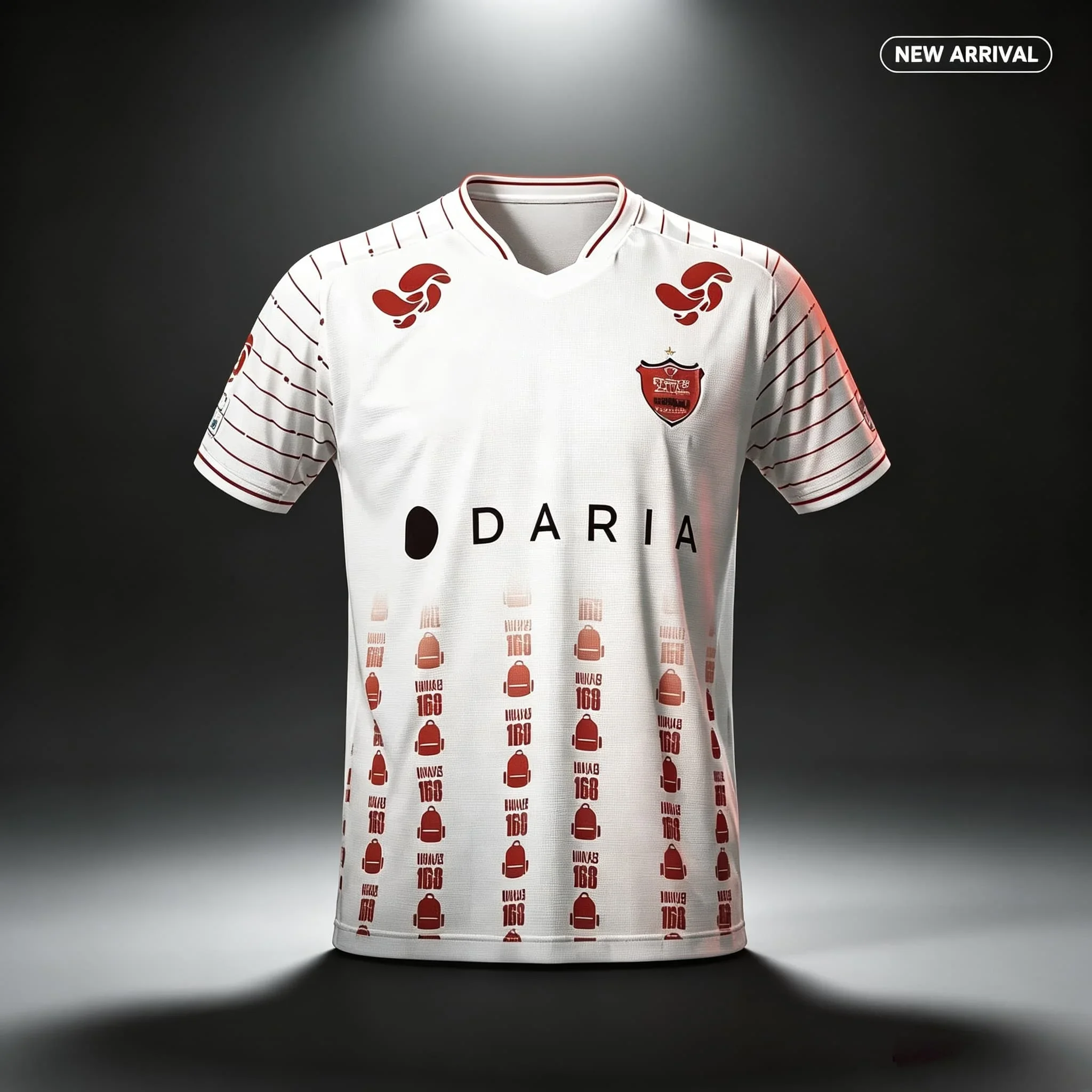 26 Neue europäische Fußballtrikots für Herren, kurzärmelig, schnelltrocknend, atmungsaktiv, Polyester-Sporttop, V-Ausschnitt, für Fan-Training – Detail 1