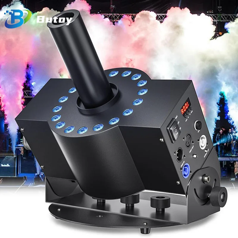 

Professional DMX CO2 Blaster Jet Air Column 300W CO2 Cannon with RGB LED Stage Effect Machine for DJ Wedding Party Jet Machine