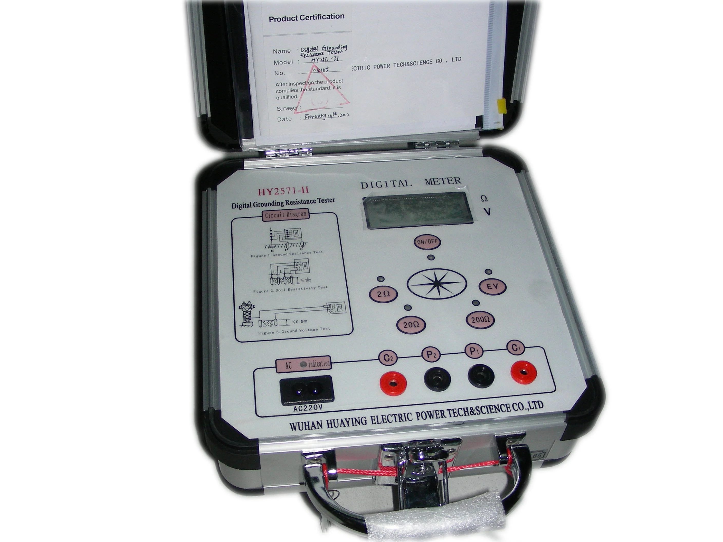 Portable Digital Earth Resistance insulation Tester