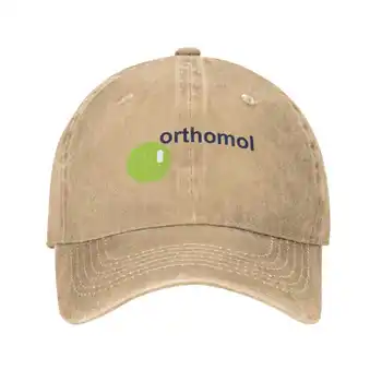 Orthomol 로고 패션 품질 데님 모자, 니트 모자, 야구 모자 