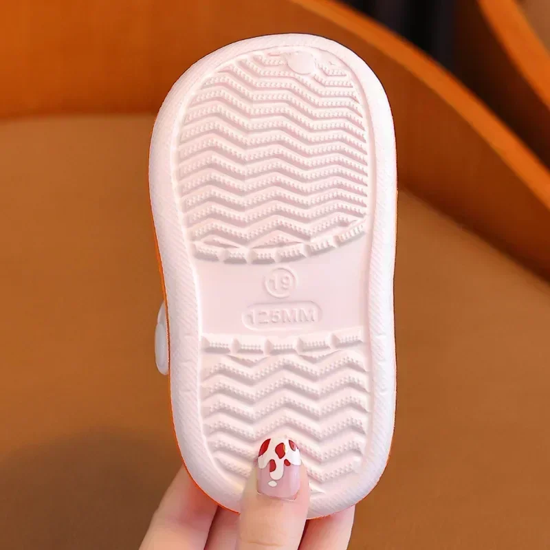 New Children Hole Shoes Summer Infant Baby Lightweight Indoor Slides Soft Sole Anti-slip Cartoon Boy\'s Slippers Girl Kid Sandals