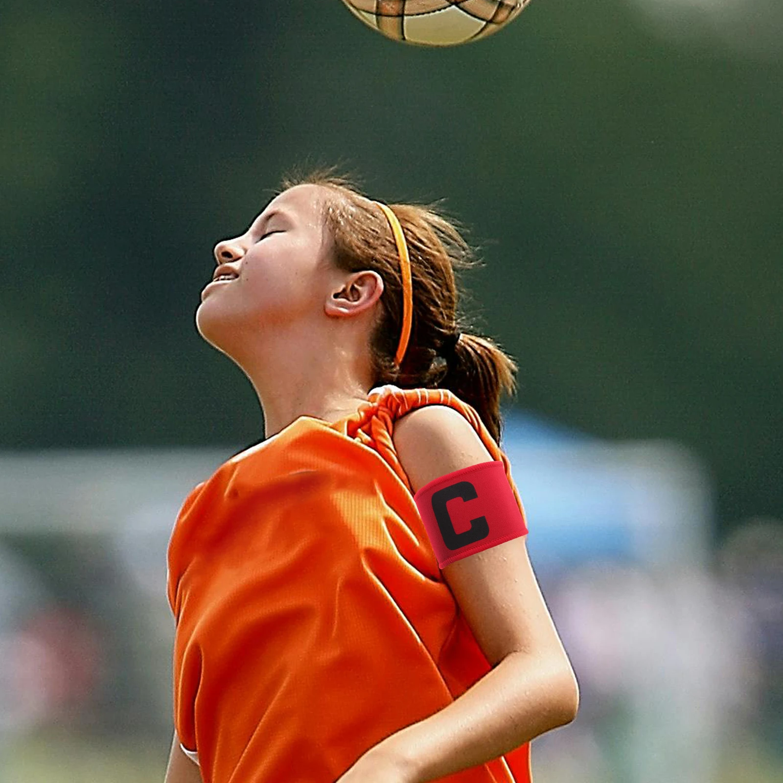 

1PC Football Armb Unisex Adjustable Armb Neoprene Elastic Unisex Adjustable Sports B Soccer Match Arm Equipment