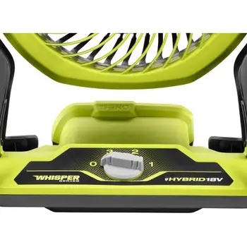 RYOBI ONE+ 18V 無線混合式 WHISPER 系列 7-1/2 英吋風扇(僅工具),綠色 (PCL811B) 10 最佳銷售 利比鼓風機 - №2