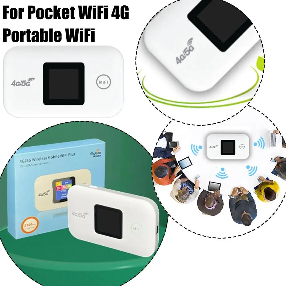 4G Lte Router Wireless Wifi 150Mbps Pocket Hotspot Outdoor Card SIM Repeater Router Mobile Slot 2100mAh Modem With Portable C2Y9