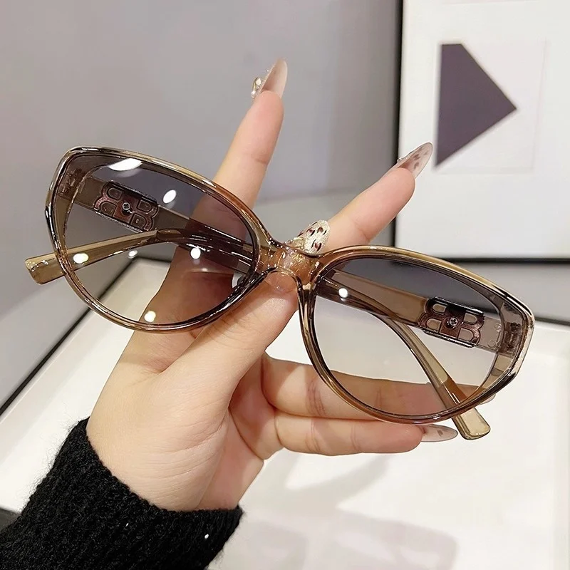 Роскошные брендовые солнцезащитные очки для женщин и мужчин, модные популярные оттенки, маленькие солнцезащитные очки «кошачий глаз» для женщин, летние путешествия