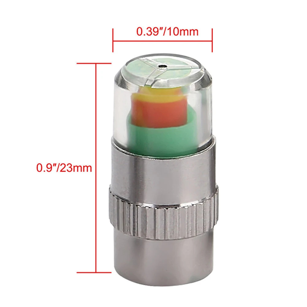 

4pcs Car Valve with Tire Pressure Sensor 28 36 PSI for Tire Pressure Monitoring and Dust Resistant Valve for Vehicles