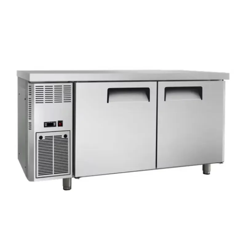 Commercial Built-in Freezer Bench Large Capacity Inner Cabinet Frozen Food Storage for Kitchen