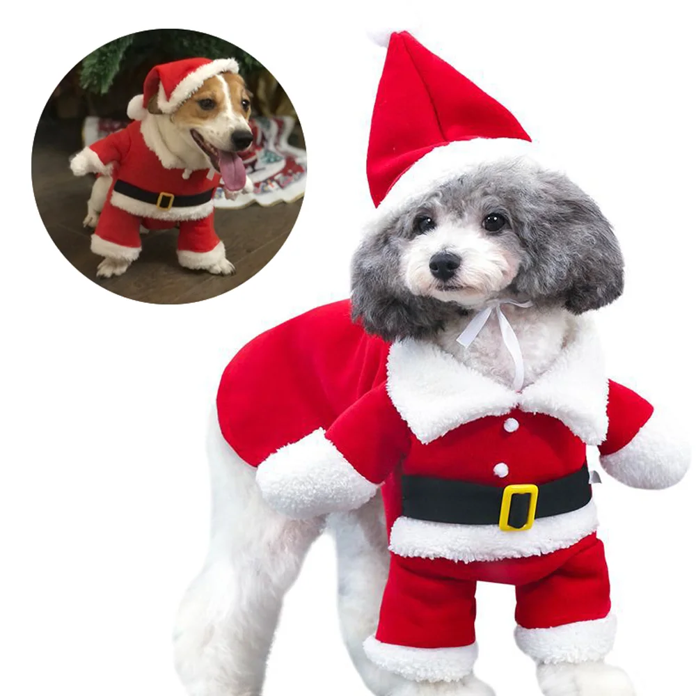 Funny Pet Dog Cosplay Clothes for Small Medium Dogs Cats Novelty Puppy Christmas Costumes Xmas Festival Party Chihuahua Outfits