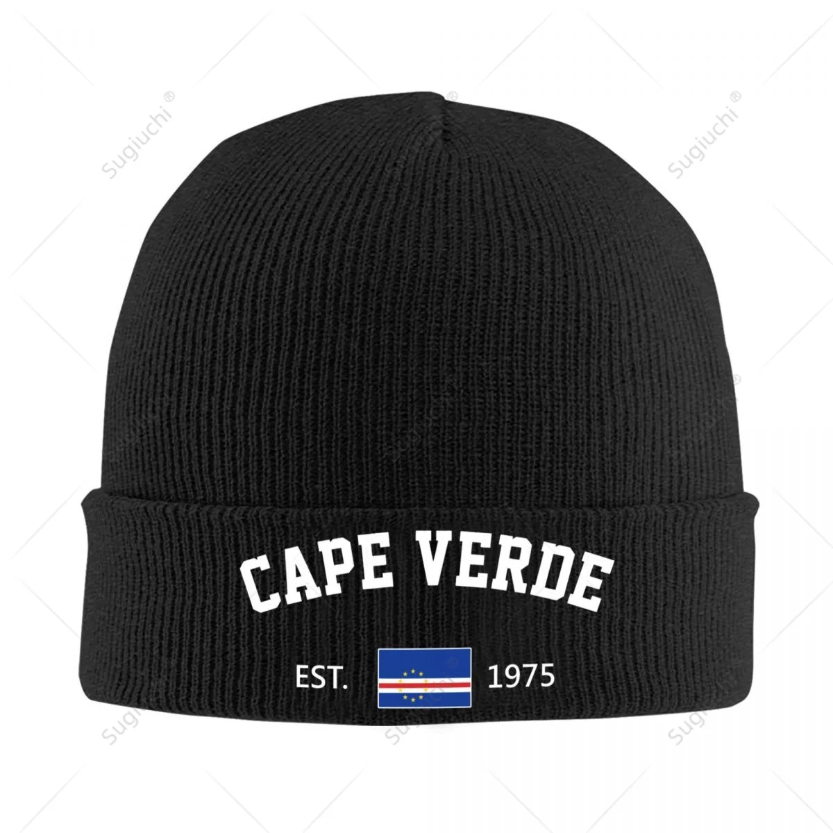 

Вязаная шапка унисекс Cape Verde EST.1975 День независимости для мужчин, женщин и мальчиков, зима-осень, шапка-бини, теплый капот