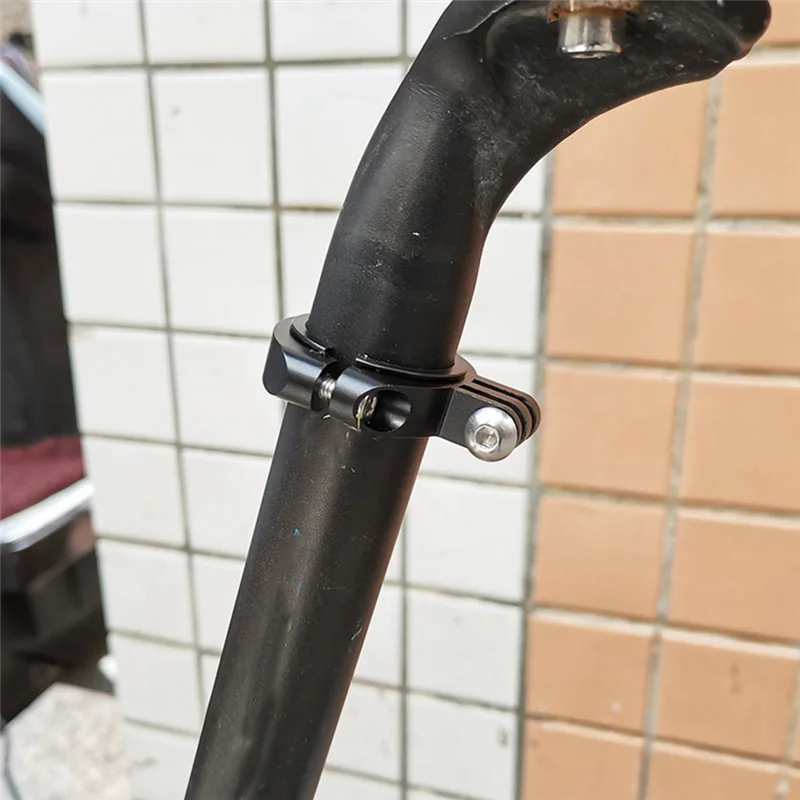 XFDE For Seat Tube GOPRO Camera Extension Bracket Aluminum Alloy Bracket Suitable for Installing GOPRO Interface Equipment