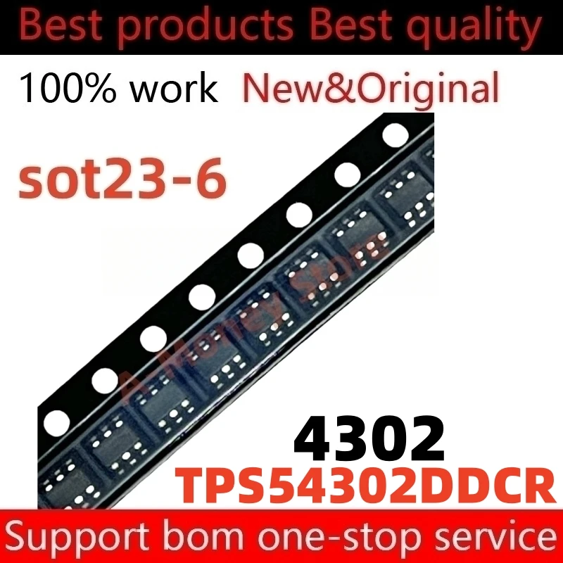 (10pcs)TPS54302 TPS54302DDCR 54302 4302 sot23-6