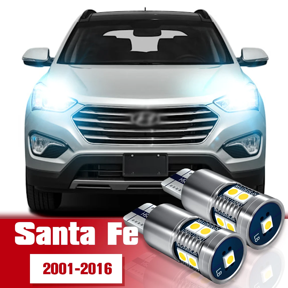 

Parking Light Accessories Bulb 2pcs LED Clearance Lamp For Hyundai Santa Fe 1 2 3 2001-2016 2009 2010 2011 2012 2013 2014 2015