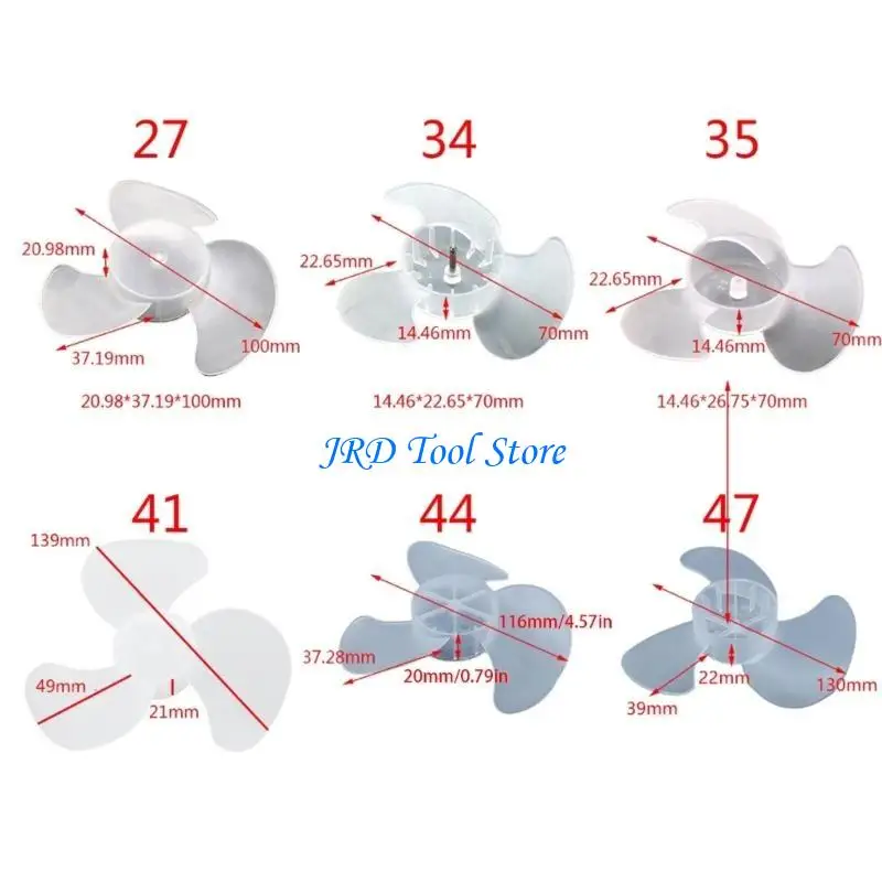 A2UD 3 Lá người hâm mộ nhựa quạt phổ quát máy tính để bàn gia dụng Fanner thay thế