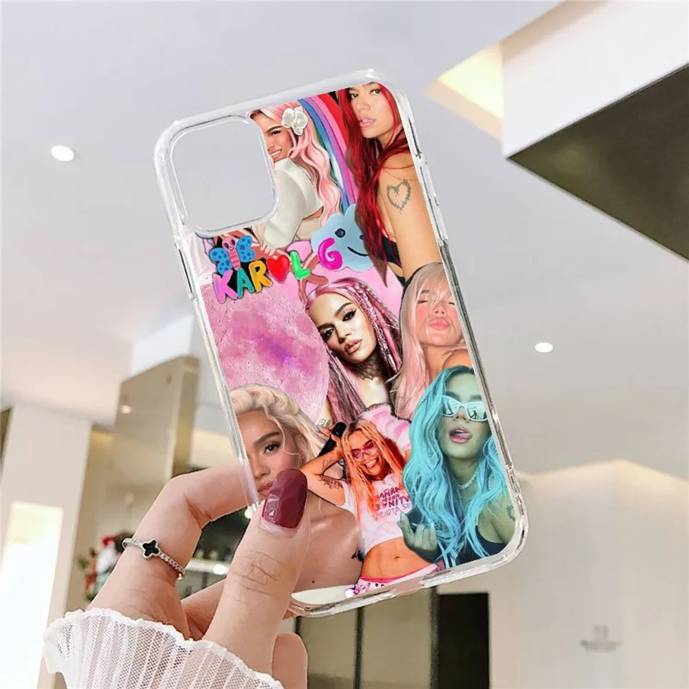 Karol G Manana Sera Bonito Phone Case For Iphone 15 11 13 14 Pro Max 7 8 Plus X Xr Xs Max Se2020 12mini Transparent Cover