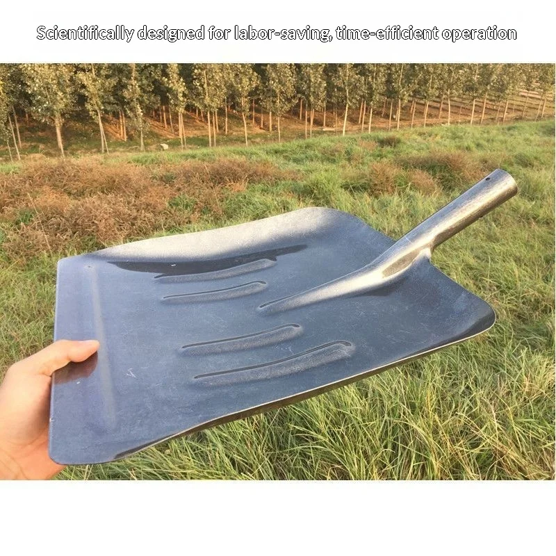 Large-Sized Russian-Style Multi-Purpose Shovel with Thickened High-Manganese Steel Blade