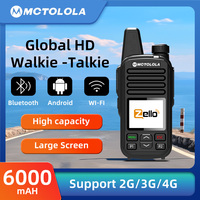 MOTOLOLA-Cell Zello POC Wireless Remote Control Walkie Talkie, 4G, 3G, Android, Bluetooth, Mobile Phone, PTT, WiFi,  8000km