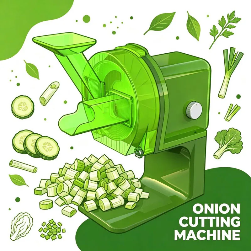 Commercial Electric Multifunctional Vegetable Cutter Adjustable Thickness Garlic Scallion Slice Cutting Machine