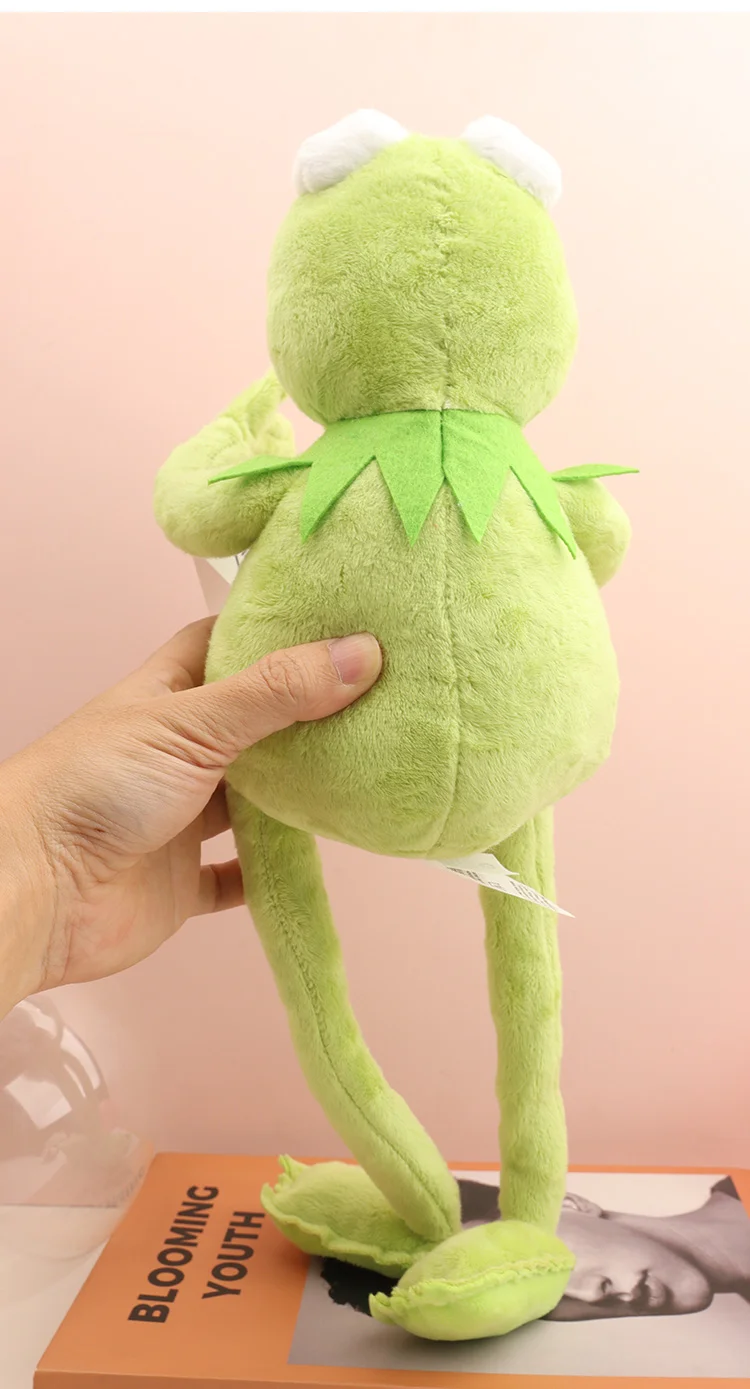 Cartoon Kermit The Frog Plush Toys Adjustable Cute Anime Things Stuffed Animals Dolls Kawaii Decor Children Birthday Xmas Gifts