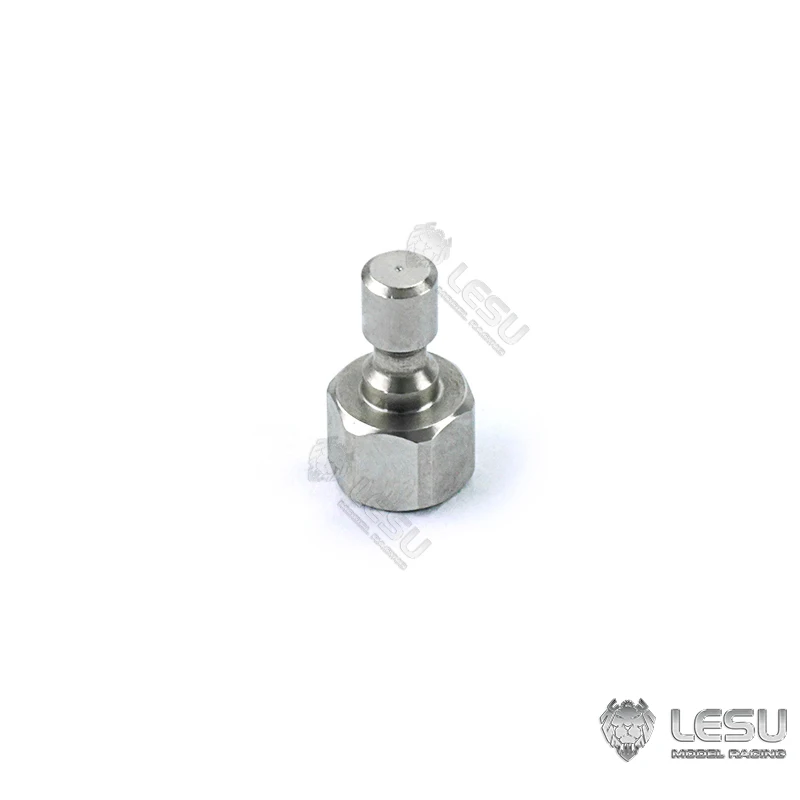 Spare Parts Metal Plugging Nozzle For Lesu Tubing Connector 1/14 Hydraulic Rc Excavator Loader Remoted Toys Car Tamiyaya