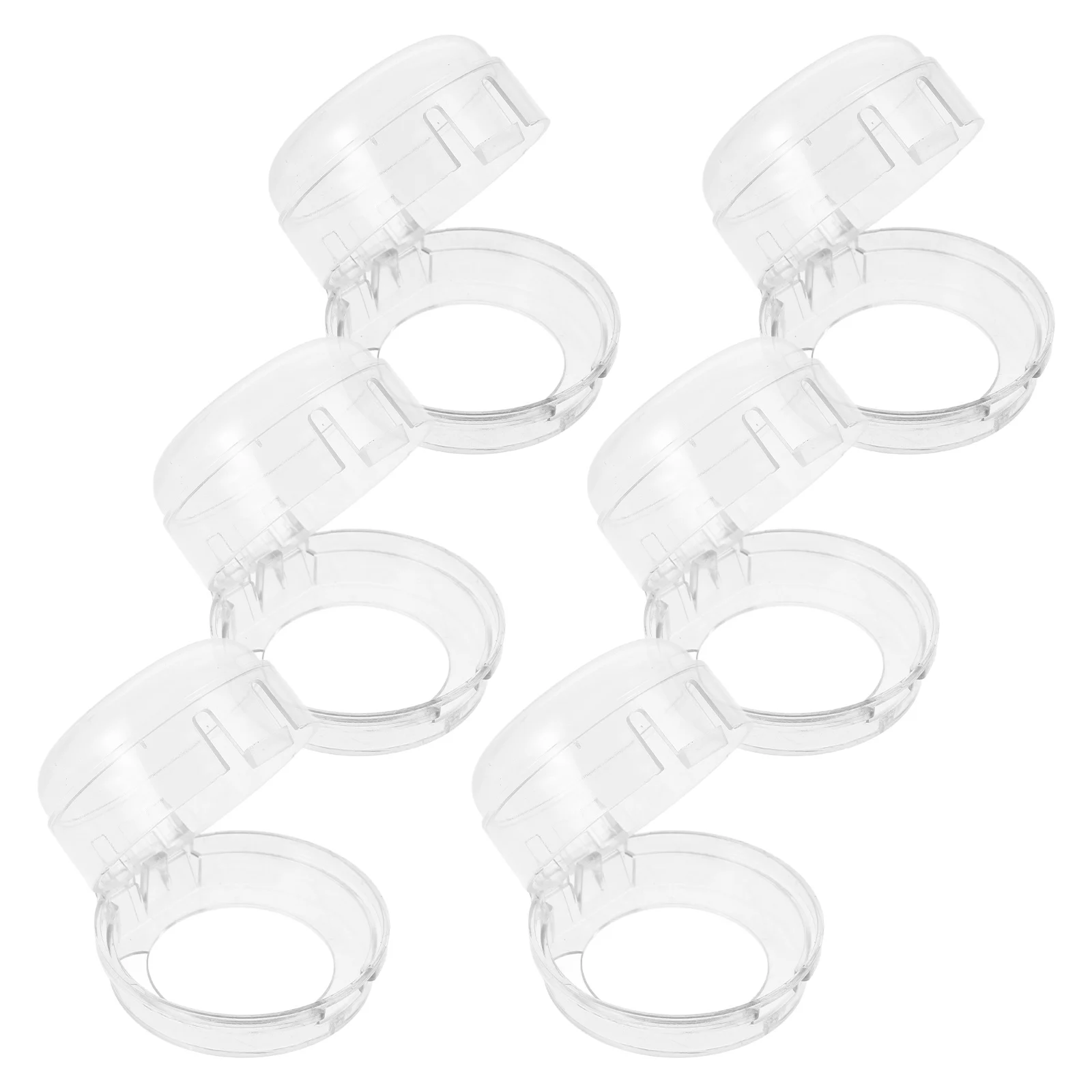 

6 Pcs Knob Guard Gas Stove Burner Covers Ceramic Glass Cooktop Protector Switch Screen Protectors Stovetop Safeguard Cooktop