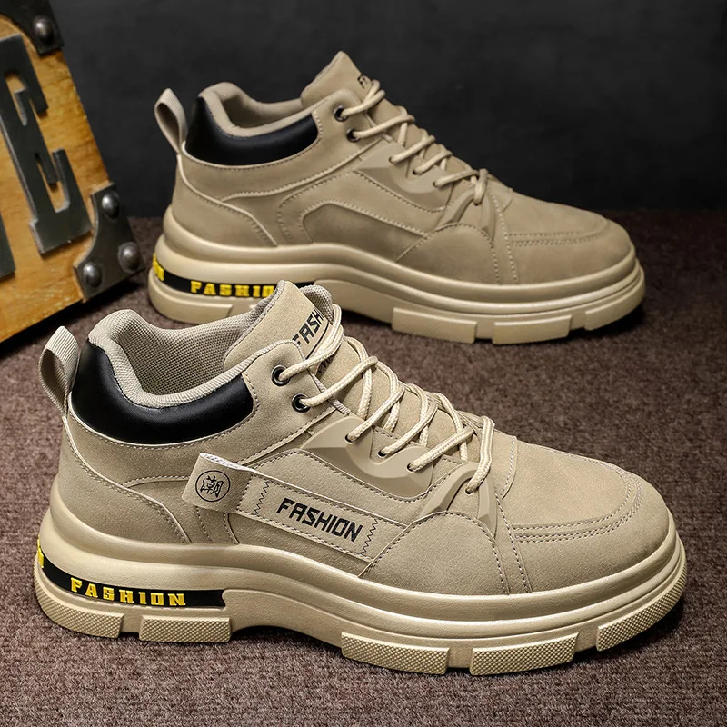 Men's boots new men's shoes autumn sports and leisure low cut workwear labor protection shoes for men