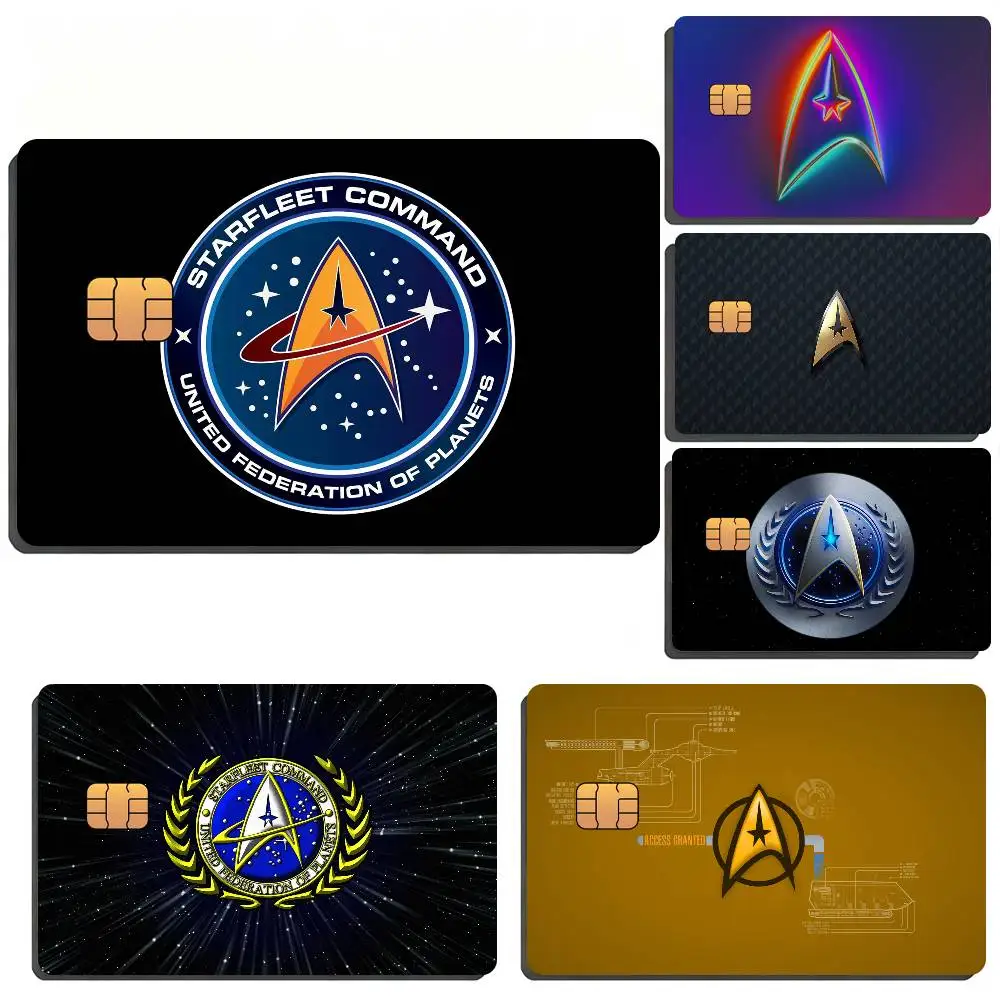 TV S-Star Trek Waterproof Skin Sticker Bank Bus Metro Access Card Protective Film Card Sticker Girl Gift